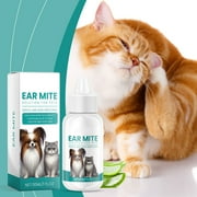 ECODDDE 30ml Pet Ear Cleaner – Dry Ear Canal, Prevent Infections, Easy Nozzle